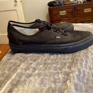 Black Vans Authentic Size 12